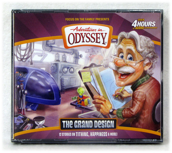 Front of the Adventures in Odyssey CD The Grand Design #56