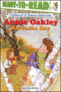 annie oakley saves the day as young annie oakley then annie mosey sees 